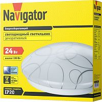 Светильник светодиодный накладной NBL-R03-24-6.5K-IP20-LED Navigator картинка 